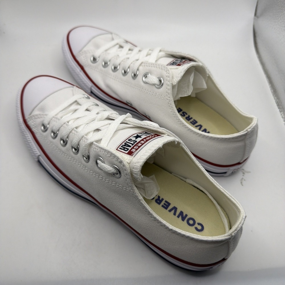 Converse Unisex All Star Optical White‎ Sneaker  Size 8.5 Men's 10.5. New - Picture 6 of 13